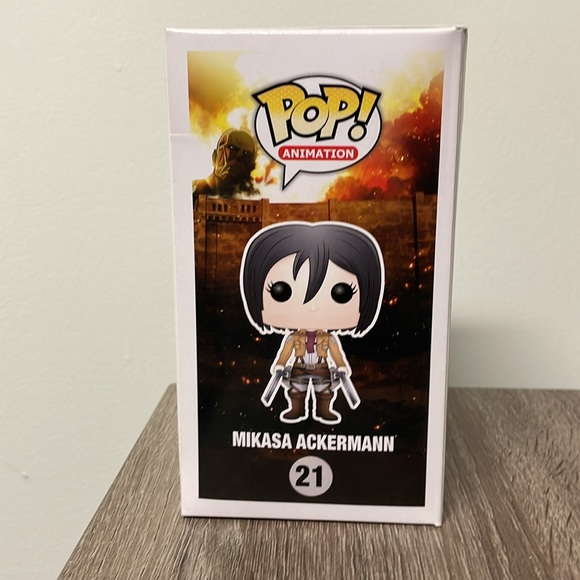 Funko Pop Attack on Titan #21 Mikasa Ackermann - Picture 4 of 5